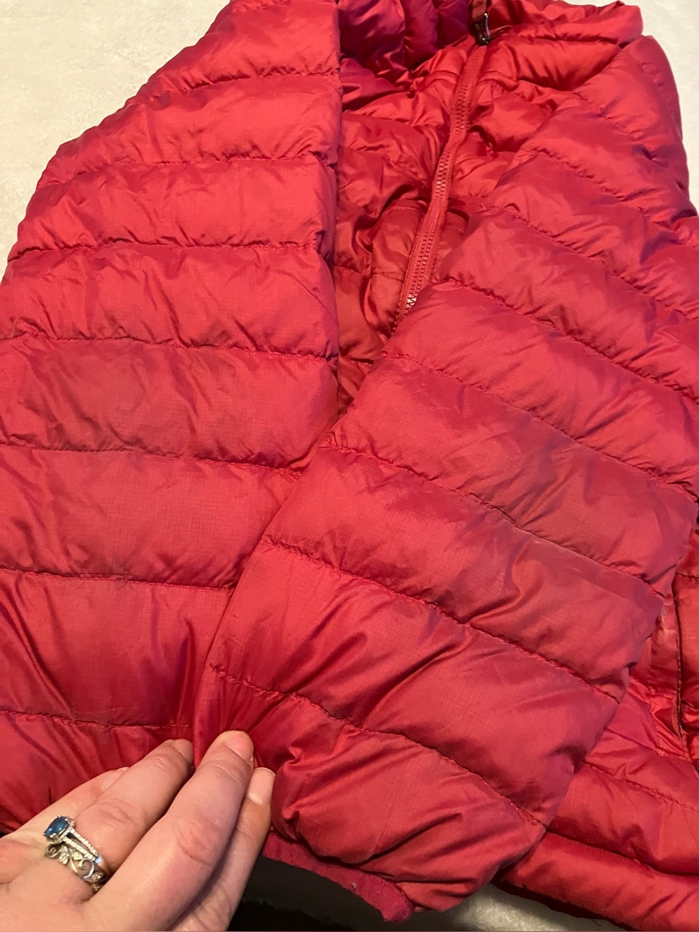 Patagonia Kids Pink Quilted Puffer Jacket - Picture 3 of 5